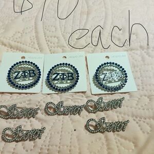 Silver and Blue Jewelry Set